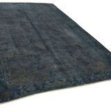 Handmade oriental contemporary 1980s 231 cm x 345 cm grey wool carpet