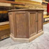 Small auxiliary buffet in sandblasted walnut - 1950s design