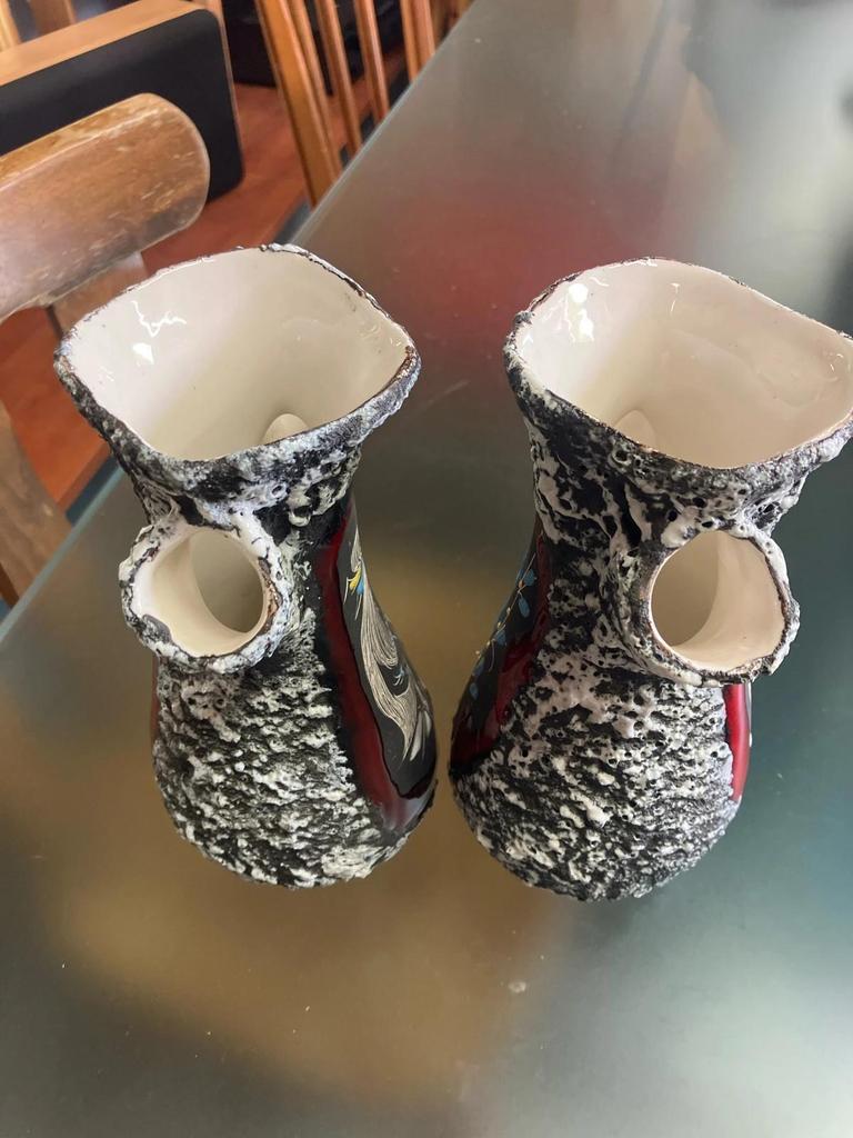 Pair of Italian vases by Augusto Giulianelli 1950