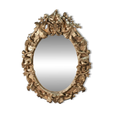Louis XV rococo style gilded mirror, 130×100cm