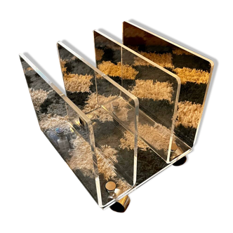Marais International Plexiglas magazine rack