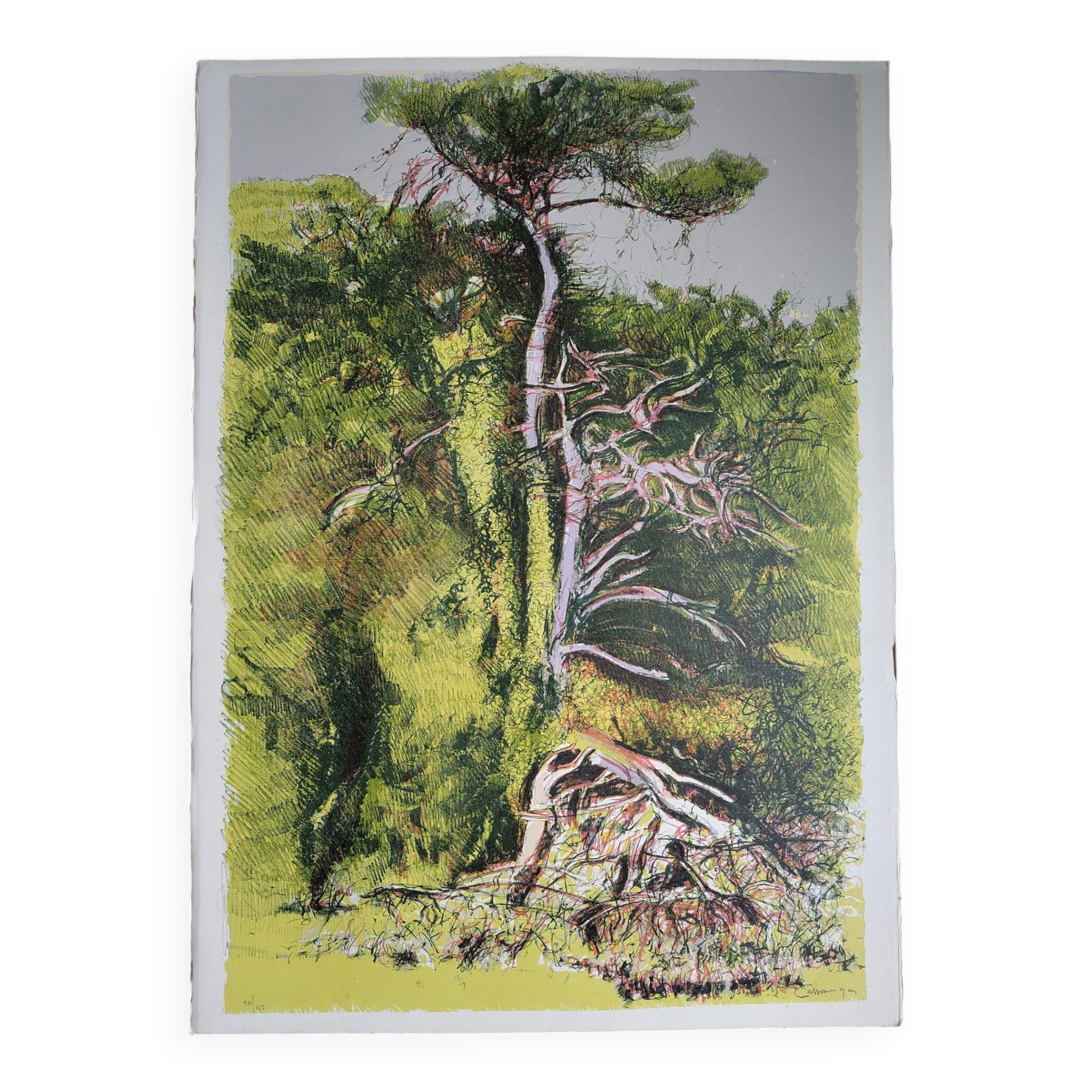 Giancarlo Cazzaniga - 1997 – Screen print & etching – 70×50 cm