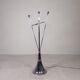 Standing chrome lamp in Art Deco style, Jules Dewaele Brussels, 1950