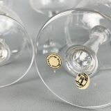 SUITE OF 6 CUPS TO CHAMPAGNE SAINT LOUIS MODEL SAPHO IN CRISTAL