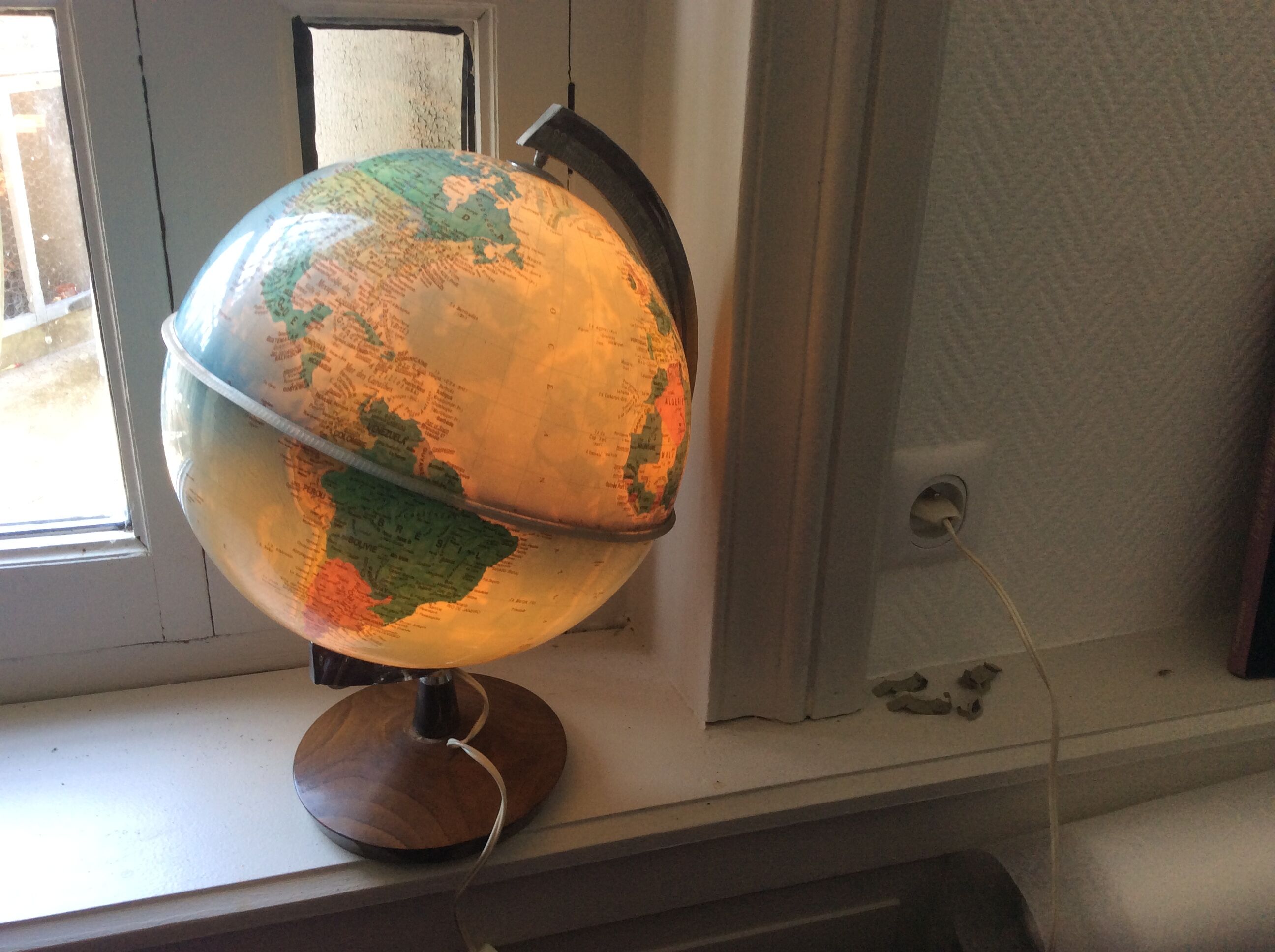 Electrified Earth Globe