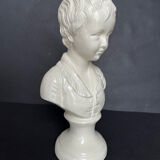 Bust of a young girl in plaster