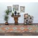 Vintage red Turkish hand-knotted runner 94x290