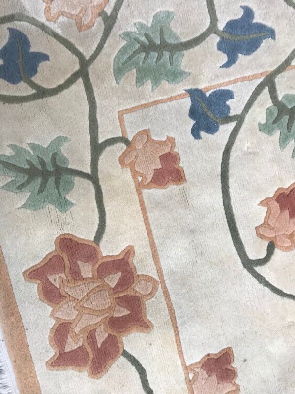 Carpet modern vintage Tibetan done nepal hand 172 X 238 CM