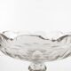 Biedermeier compote, transparent crystal, Czechia, 19th century