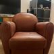 Leather club chair