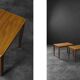 Vintage Mid-Century Scandinavian Modern Brown Teak Side Tables