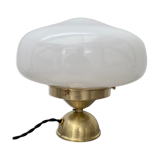 Old vintage opaline table lamp