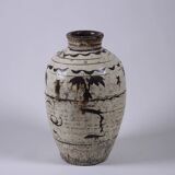 Cizhou - Chinese glazed alcohol jar no. 3
