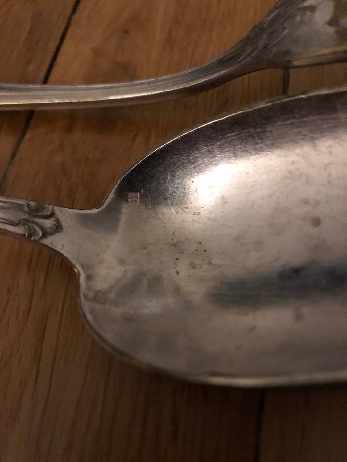 24 antique silver-plated cutlery sets