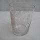 Two former glasses cups engraved Souvenir