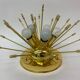 Murano glass flower italian ceiling lamp , 1970’s