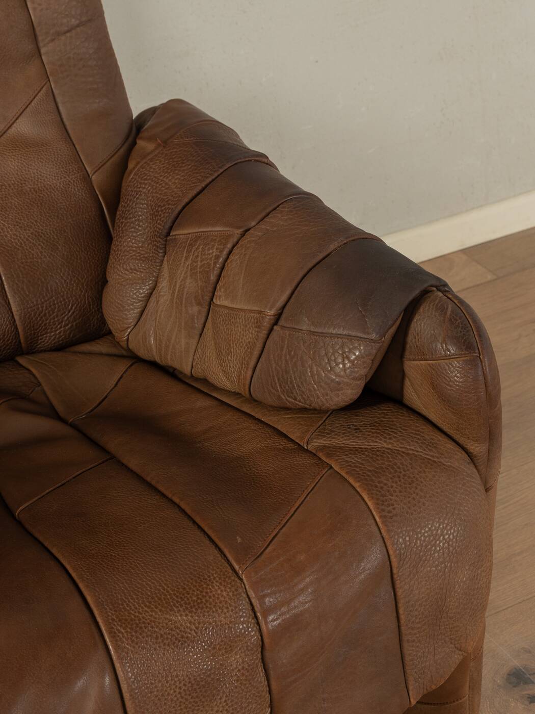 DS-50 Patchwork Armchair with Stool by De Sede