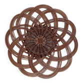 Large antique wicker basket