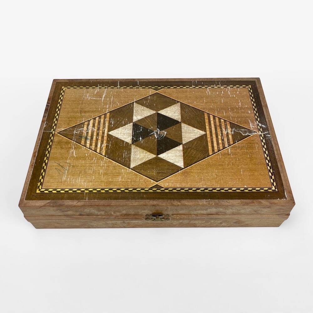 Box of 24 wooden cubes Garnier illustrations Walt Disney