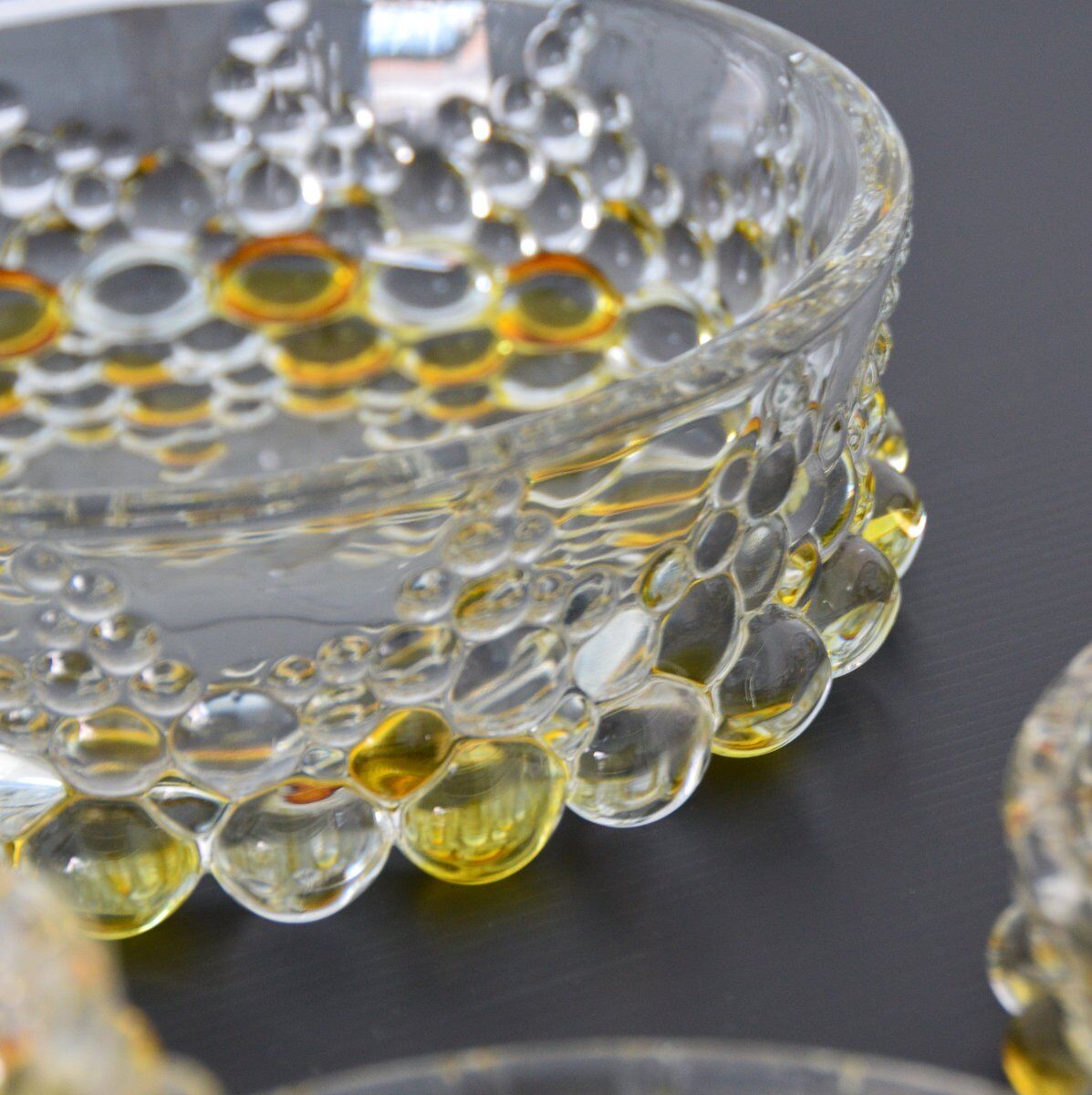 Dessert set from Walther Glass series "Boléro" 1960