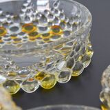 Dessert set from Walther Glass series "Boléro" 1960