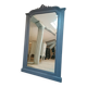 Miroir biseauté style Régence gris anthracite