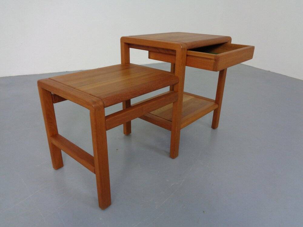 Teak Side Table with Drawer from Salling Stolefabrik Durup, 1970s