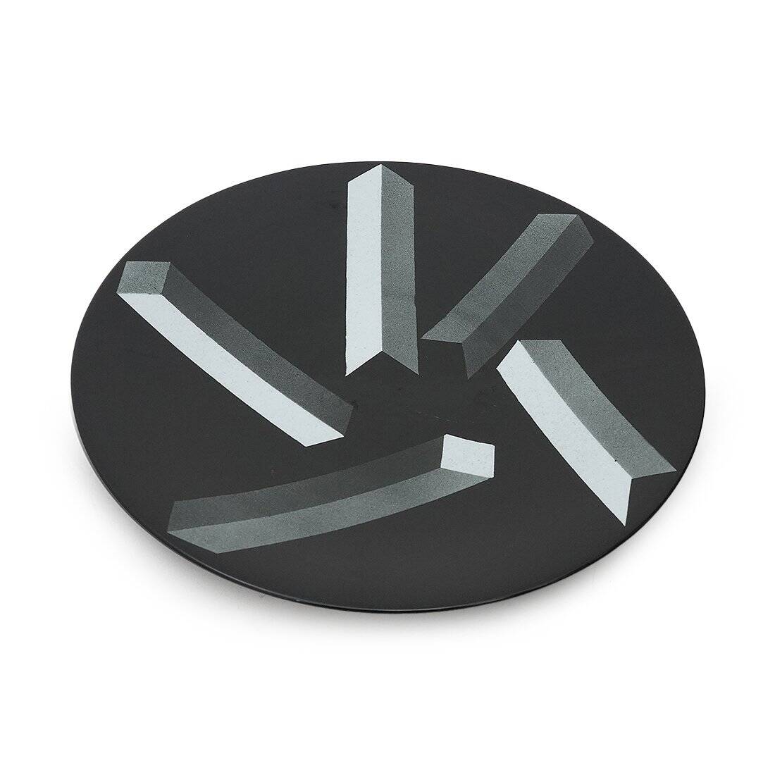 Decorative ceramic plate Atlantis by Rolf Sinnemark for Rörstrand, 1980s.