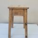 Antique wooden workshop stool