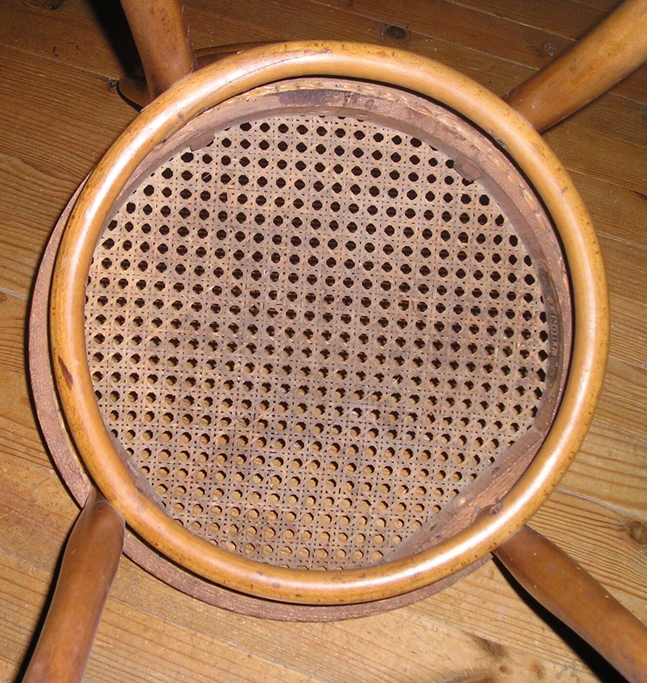 Trio of Thonet chairs late 19th model 14