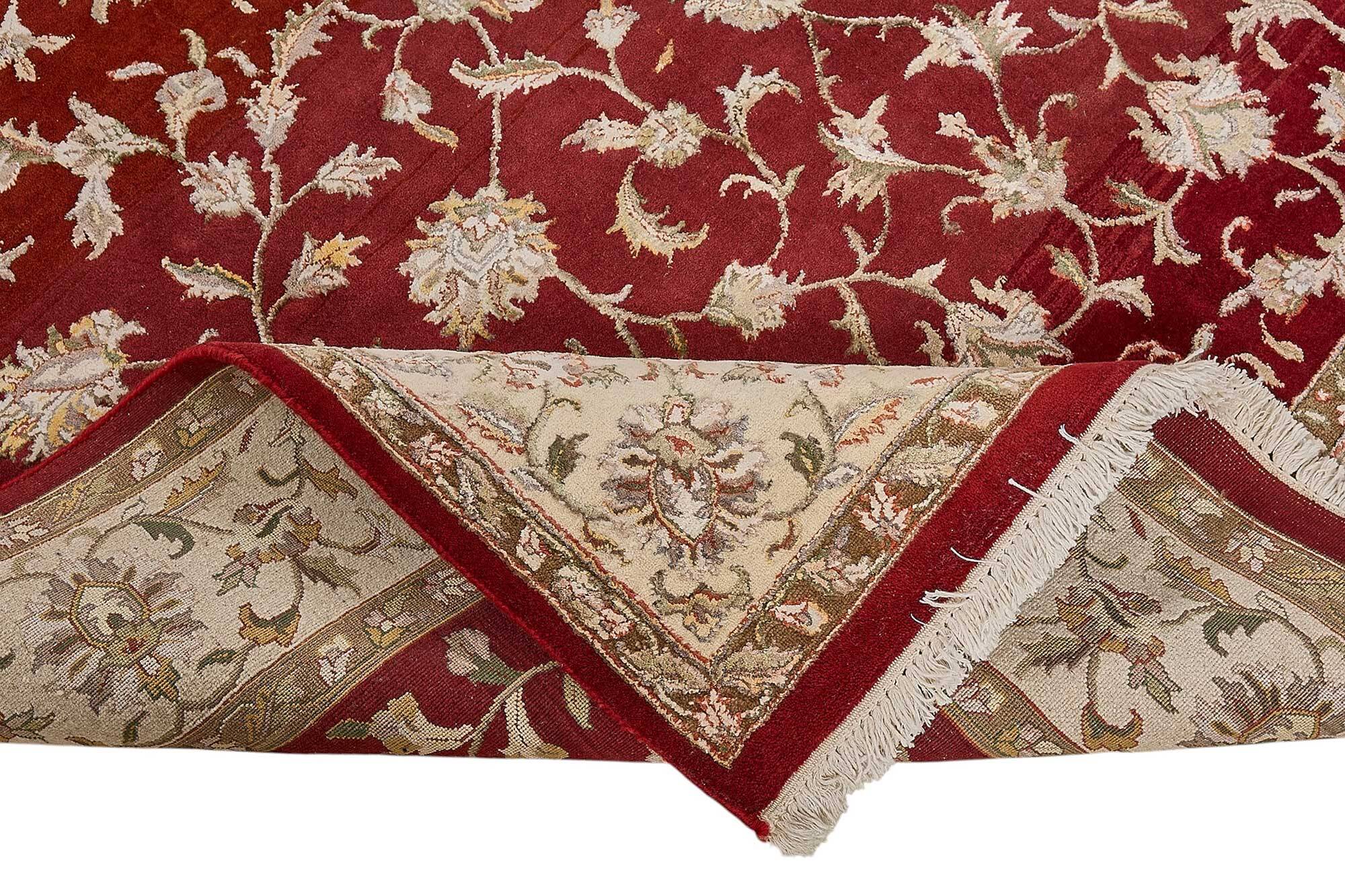 Turkish Handknotted Wool Oushak Rug 196 cm x 288 cm