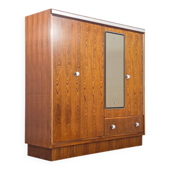 1970s Scandinavian wooden wardrobe