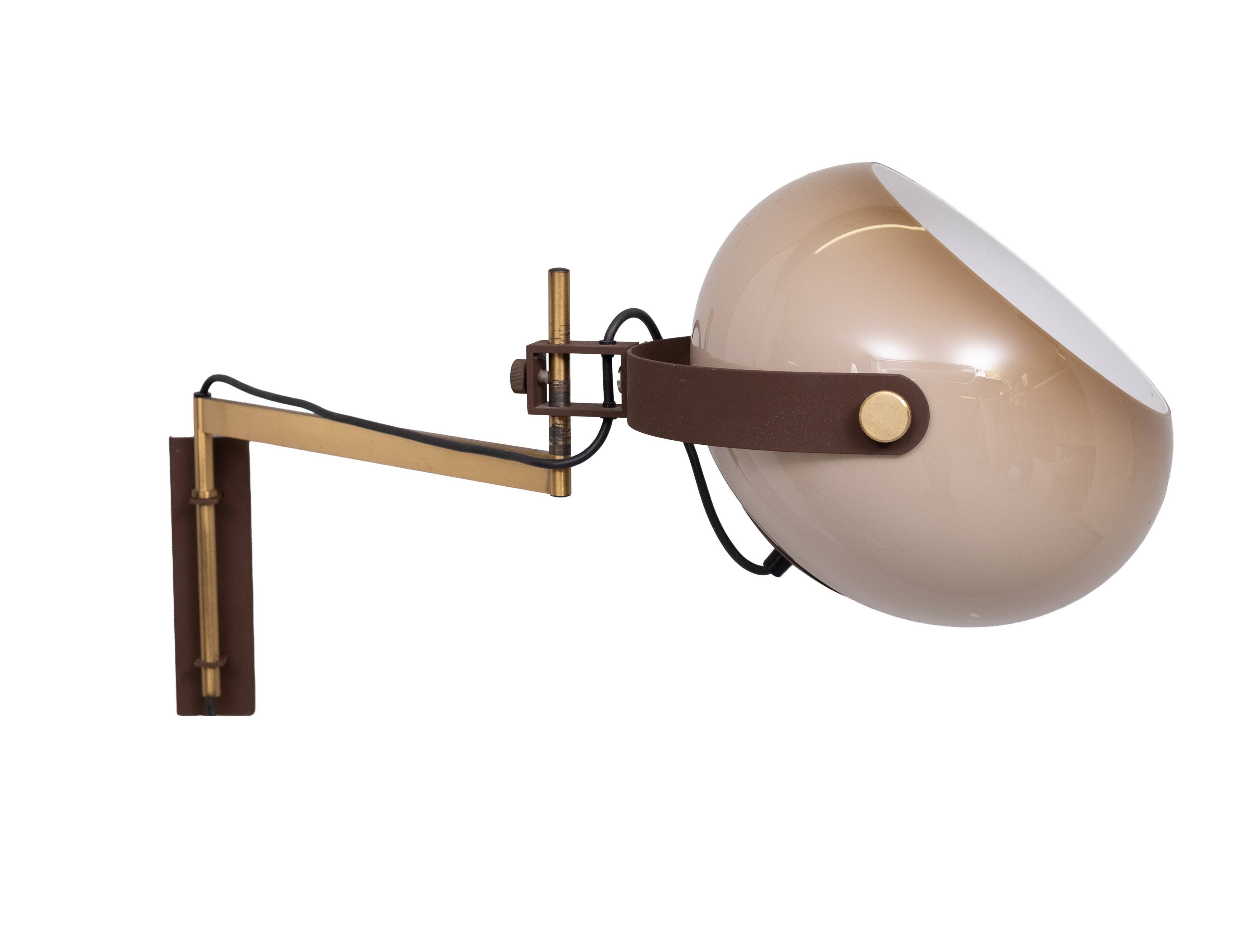 Dijkstra spring arm Wall Lamp 1970s Holland