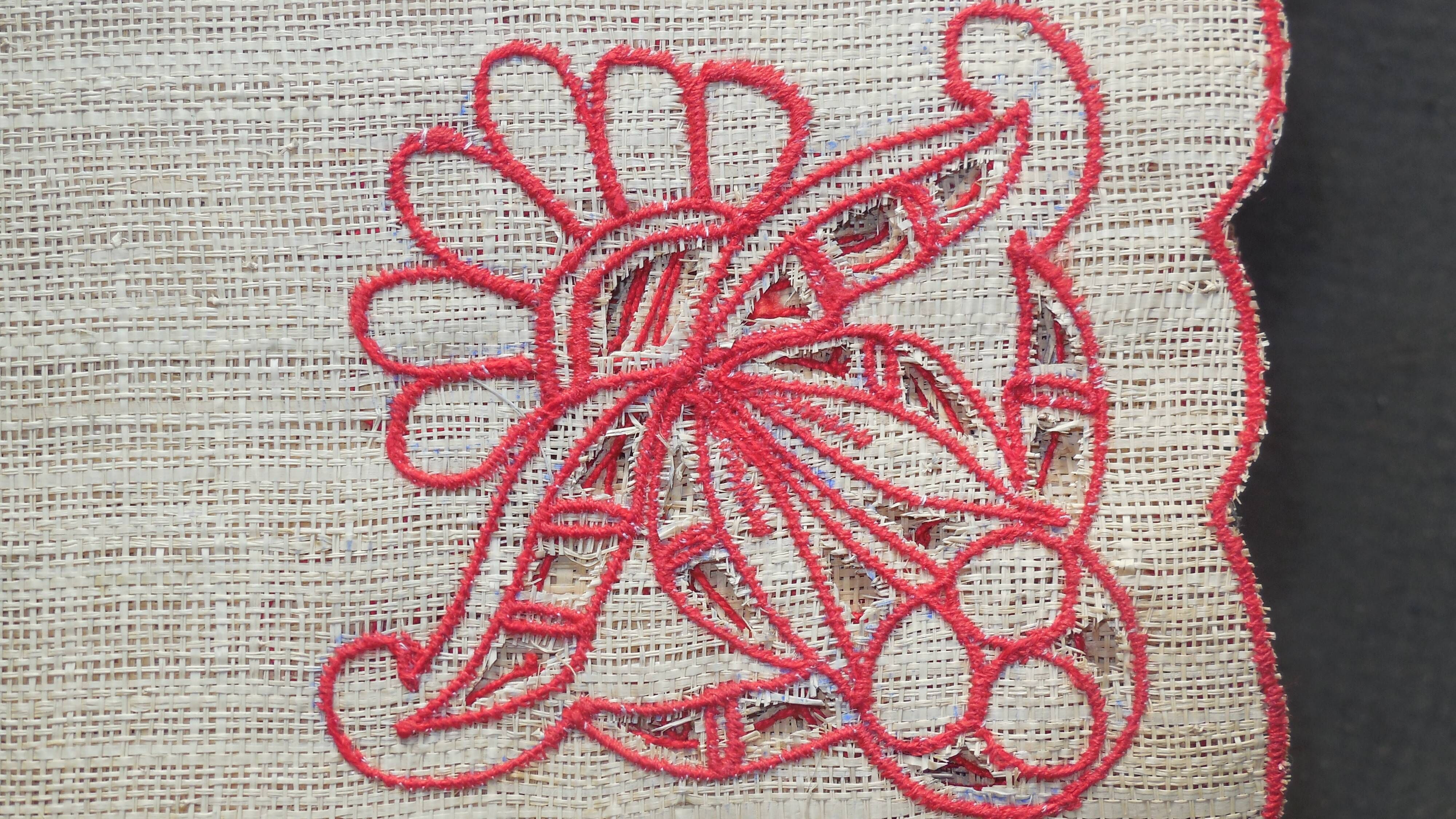 Set of 12 vintage rectangular placemats from the 1980s, like new in vegetable fibers