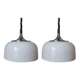 Set of Two Midcentury Design Pendants Meblo, Harvey Guzzini, Italy, 1970s