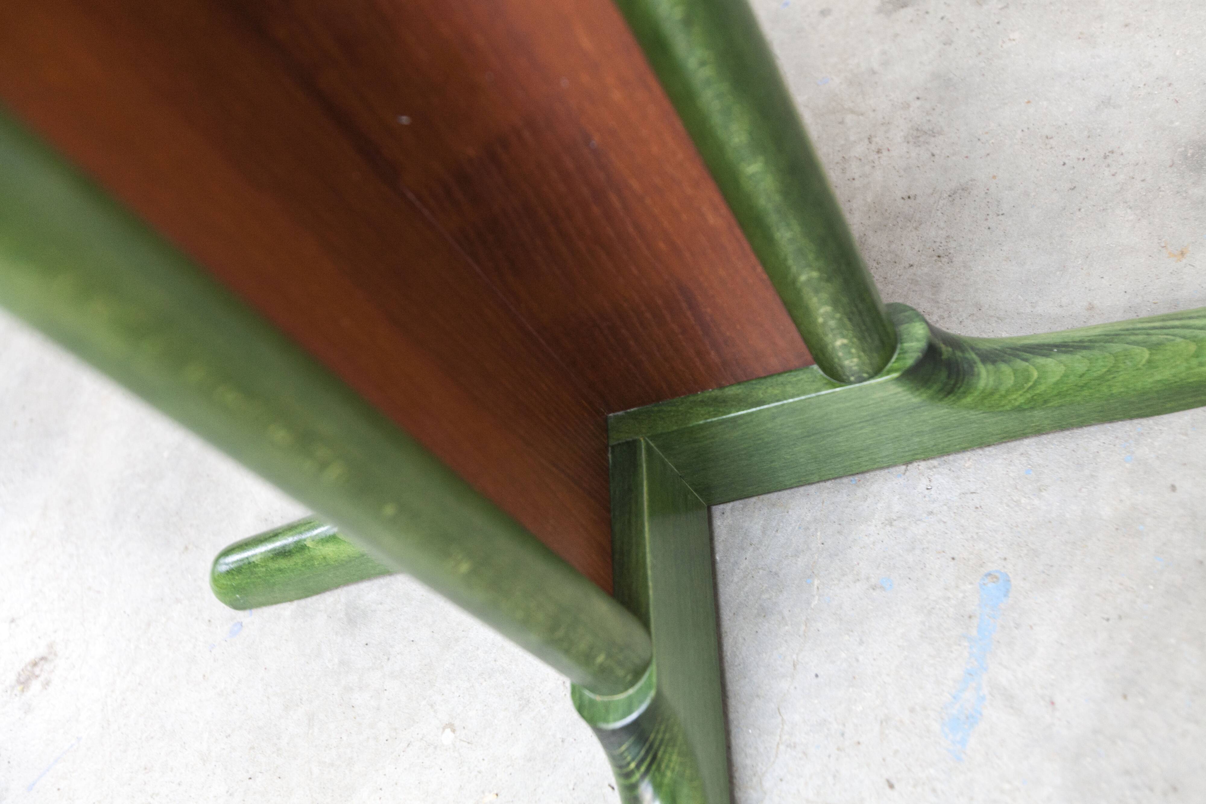 Rare portemanteau perroquet Baumann modèle Dièse 1990