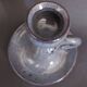 Vintage hand-held candle holder, ceramic, glazed terracotta, Saint Rome de Tarn X