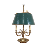 Eagle hot water bottle lamp XIX th empire style in bronze with 3 arms of light