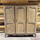 Oak wardrobe in Louis XV style