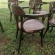 Set of 30 vintage bistro armchairs