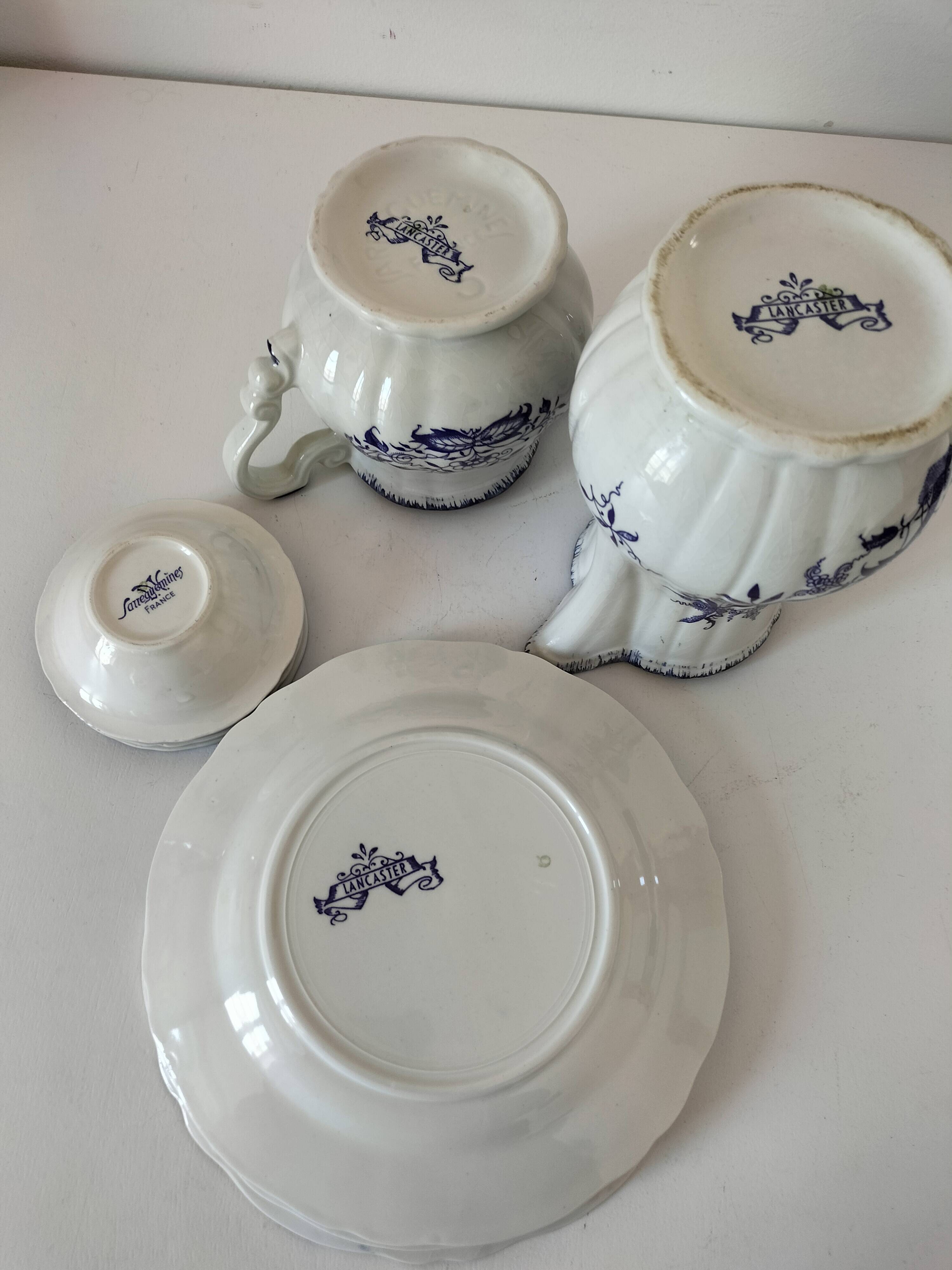 Service brunch Sarreguemines old blue Lancaster