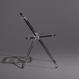 Plia folding chairs designed by Giancarlo Piretti, set of 4