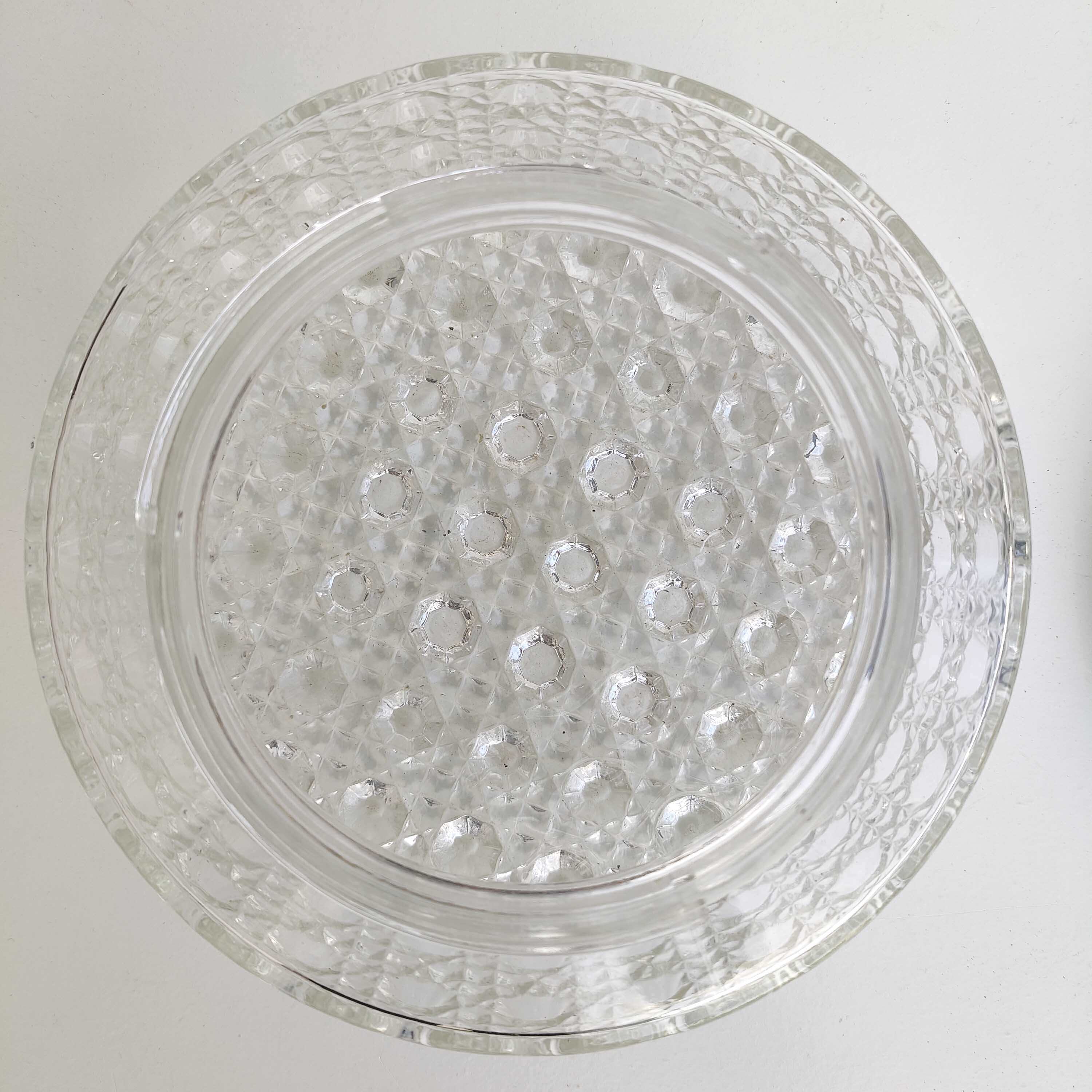 Ceiling lamp applied molded glass