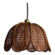 Suspension fleur en cannage