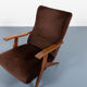 Italian reclining lounge chair by Antonio Gorgon