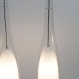 Pair of IKEA klockspel pendant lamps from 1980, cleaned and working