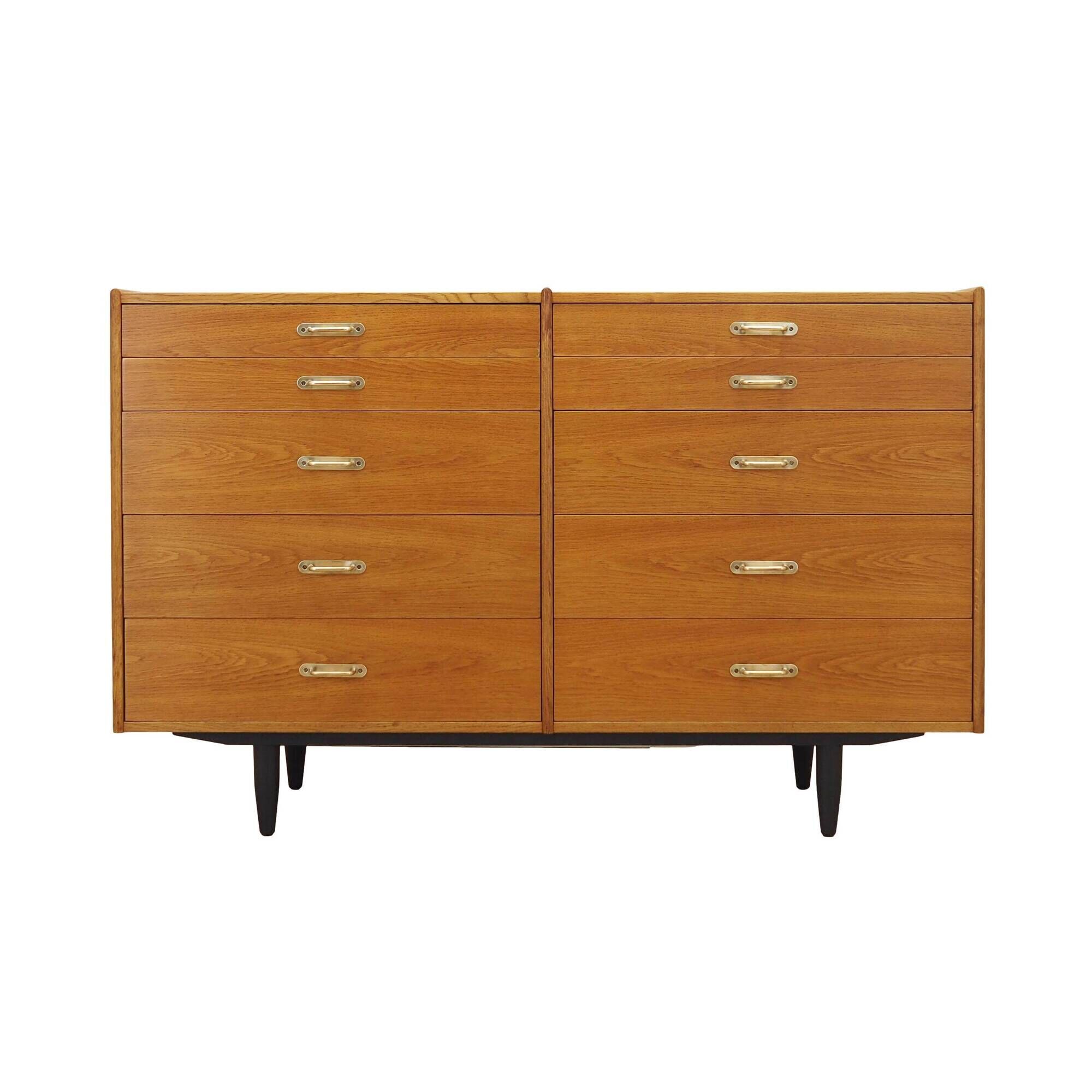 Commode en frêne, design danois, années 1960, fabricant : Lyby Møbler