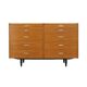 Commode en frêne, design danois, années 1960, fabricant : Lyby Møbler