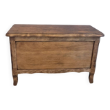 Wooden storage bench