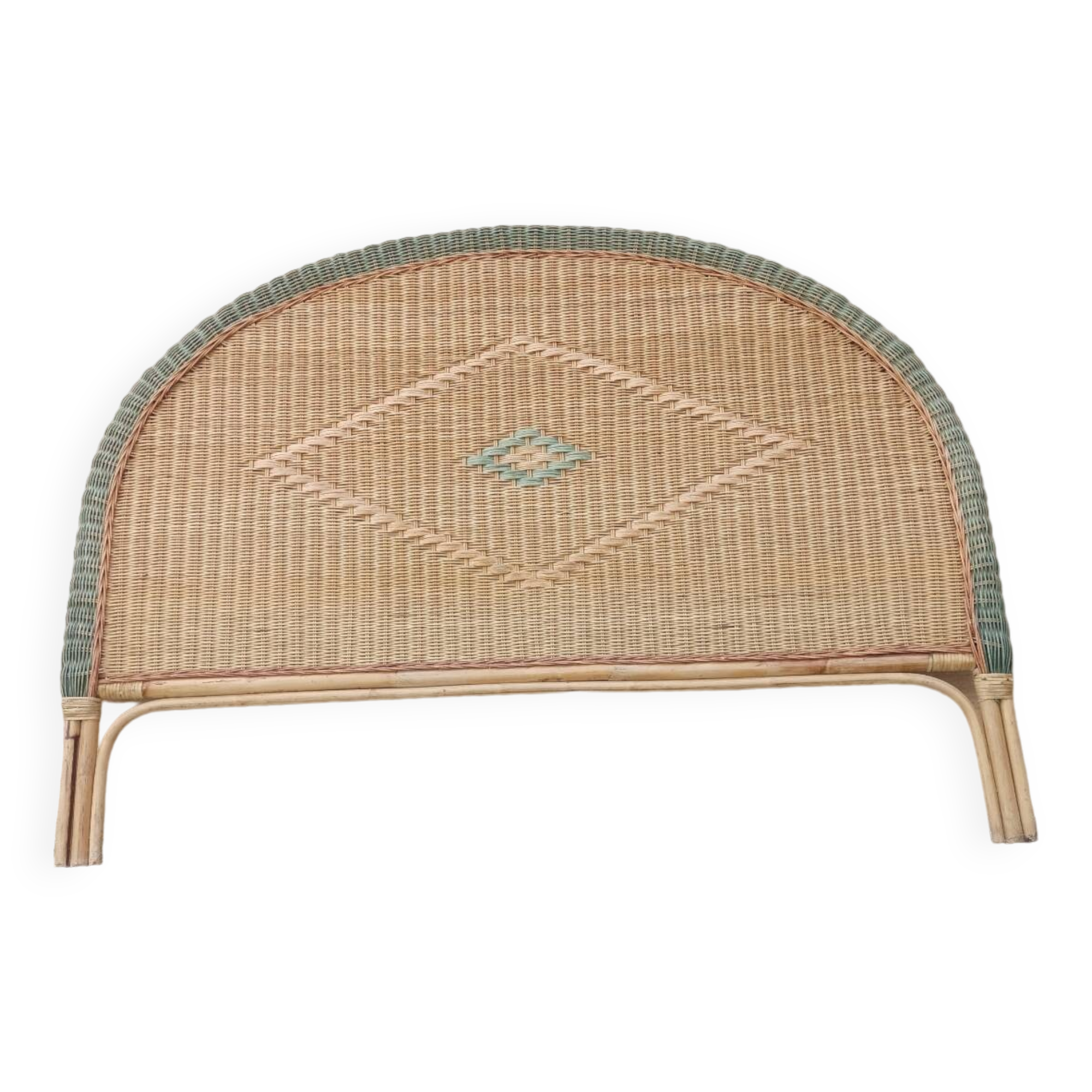 Rattan headboard